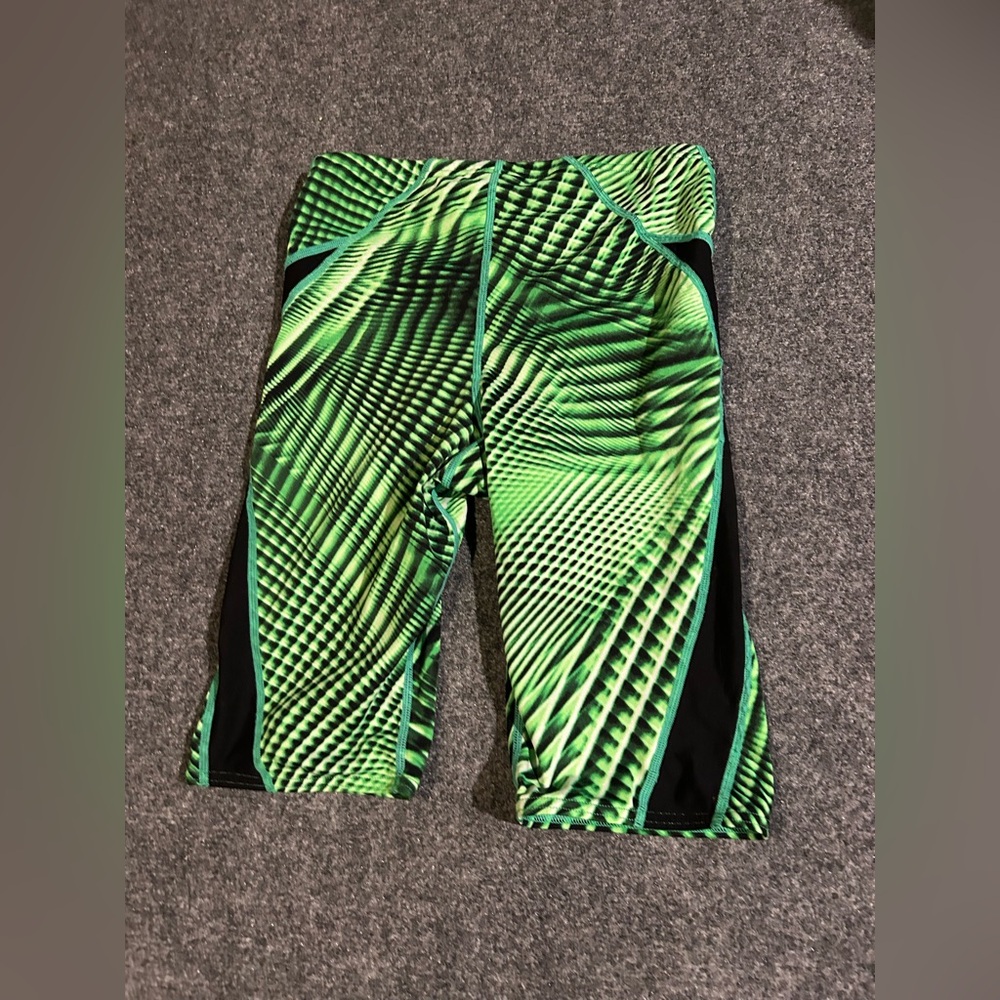 Speedo Kids Green and Black Swim Trunks - Picture 5 of 6